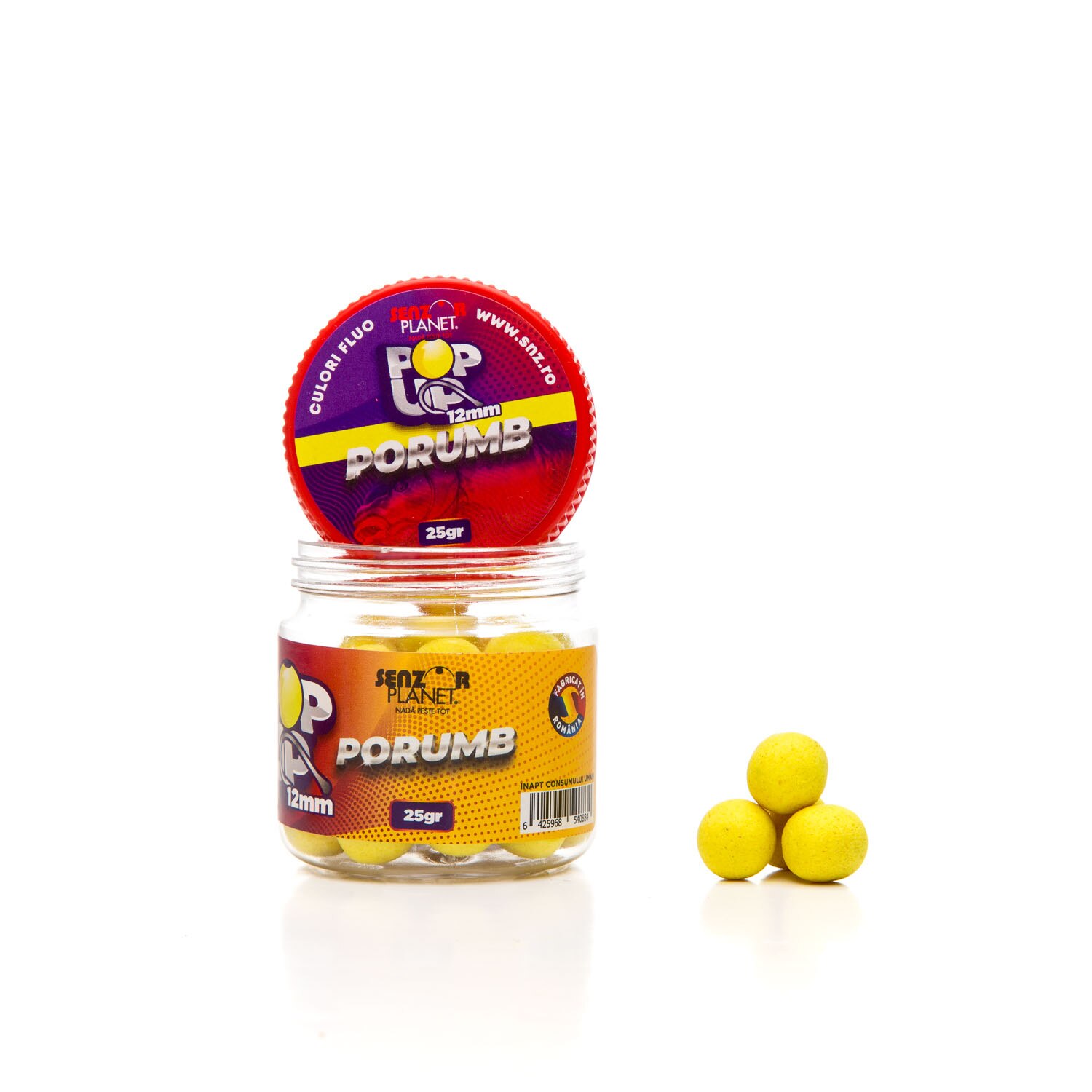 Pop-Up Aroma Porumb, Diametru 12mm, Greutate 25g